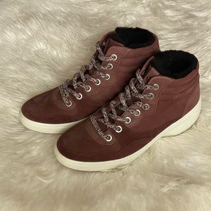 ECCO Ankle Boots with Shearling 8.5